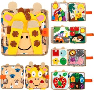 Toddlers Felt Book - Giraffe Theme