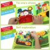 Farm busy Book - showing tying shoes
