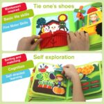 Farm busy Book - showing tying shoes