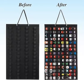 Hanging Storage Organiser For 60 Toy Cars