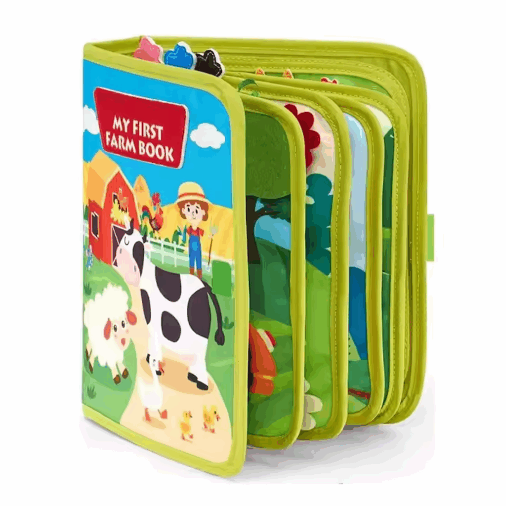 My First Farm Book - open side view
