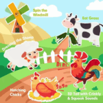 My First Farm Book - showing open page