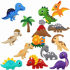 DIY felt dinosaur sewing kit for kids with pre-cut pieces, threads, and accessories