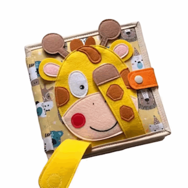 Front Cover of Giraffe Busy Book