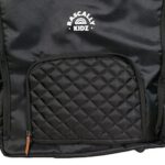 Close-up of front pocket on Rascally Kidz stroller travel bag for extra pstorage