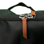Close-up of premium zip tags on the Rascally Kidz stroller travel bag